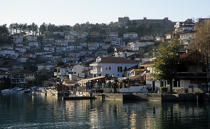 Stadt Ohrid mit dem See und der Umgebung