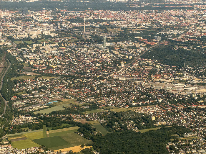 Milbertshofen-Am Hart (oben) / Moosach (unten) München