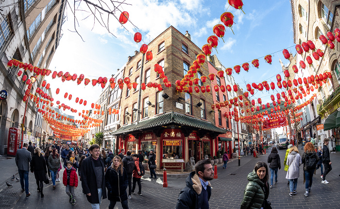Soho: Chinatown - Gerrard Street / Macclesfield Street London