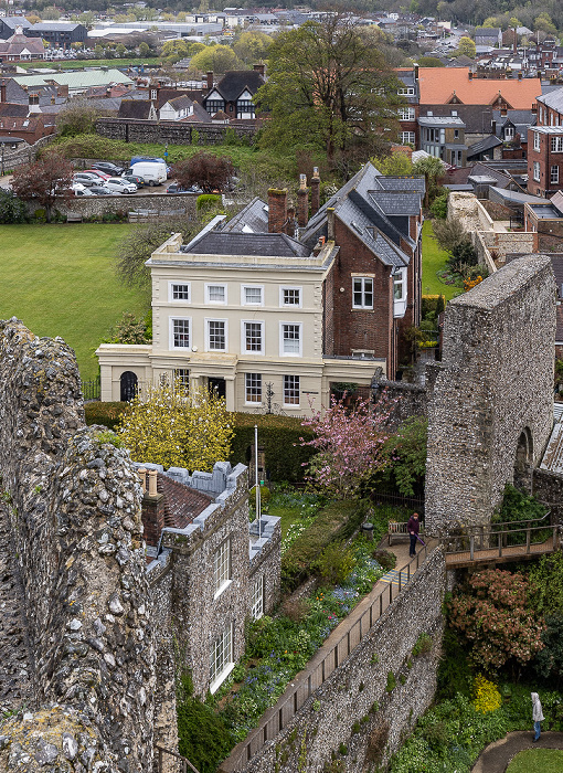 Blick vom Lewes Castle (Shell Keep) Lewes
